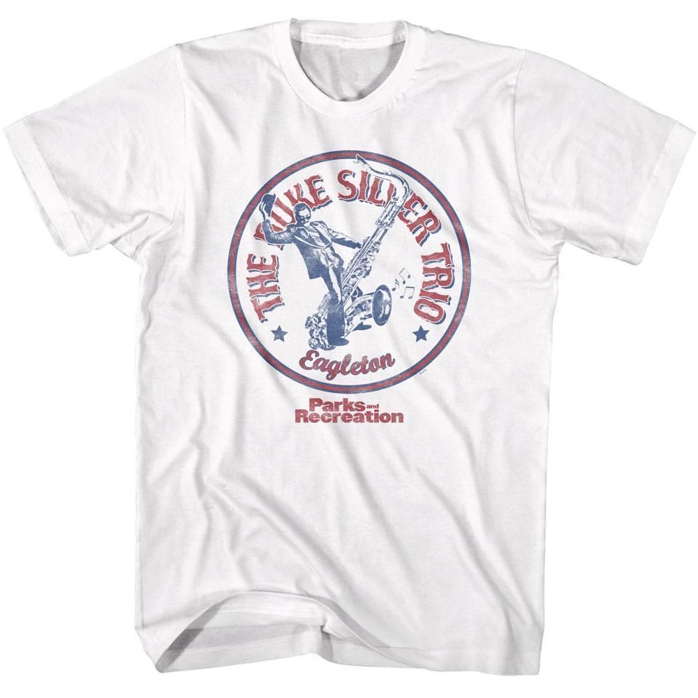 Parks And Recreation Duke Silver Trio Eagleton Unisex T Shirt